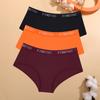 3Pcs Cotton Seamless Underwear Sexy Letter Belt Panties Low Waist Stretchy Briefs Female Breathable Sports Soft Lingerie