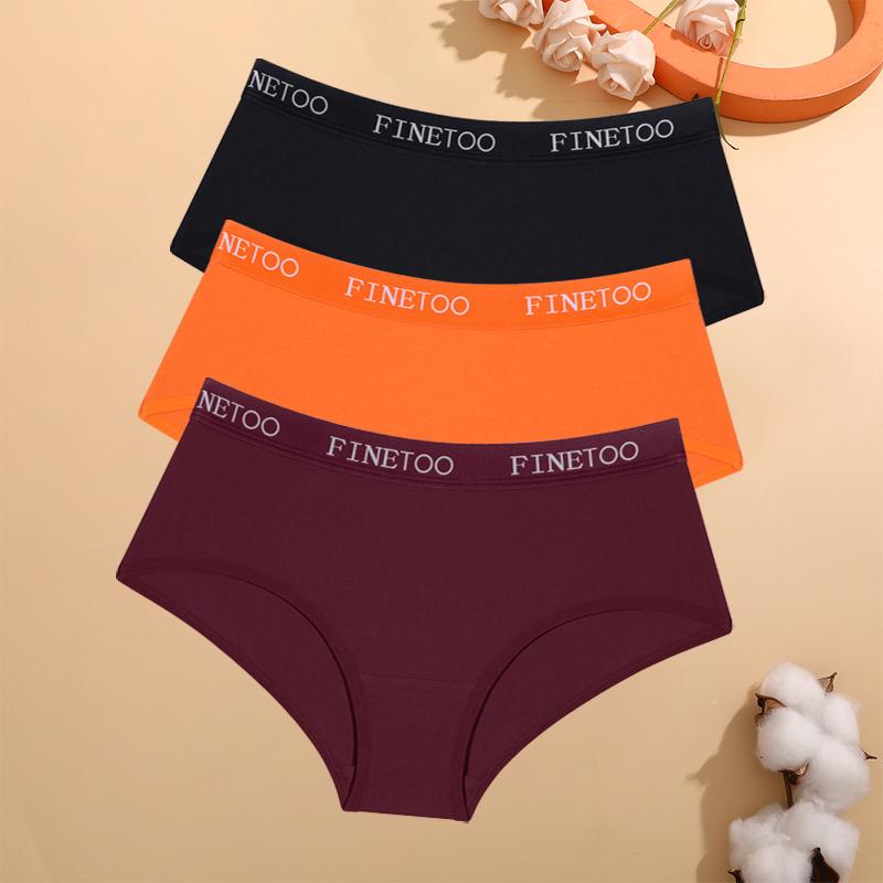 3Pcs Cotton Seamless Underwear Sexy Letter Belt Panties Low Waist Stretchy Briefs Female Breathable Sports Soft Lingerie