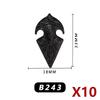 Medieval Soldier Figures Building Block War Horse Jungle Adventure Beast War Wolf Military Waffen Helmet  Armor Sets Blocks Toys