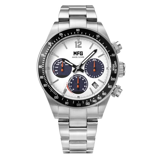 

AngelClover MF Ghost Collaboration Watch 2026 Edition Michael Beckenbauer Porsche 718 Cayman S Model Solar 10 ATM Water Resistant Mineral Glass White