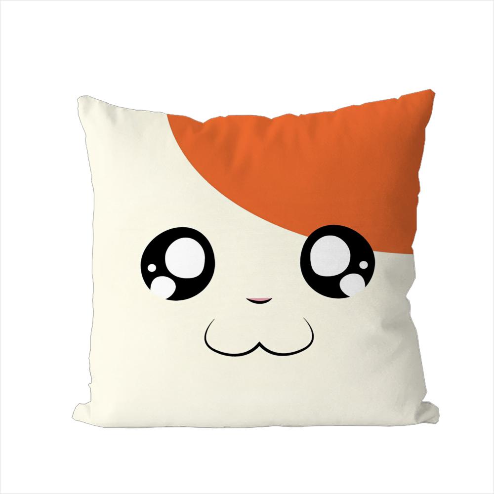 Hamtaro Pillow Case For Car Sofa Decorative Home Doublesided Print Plush Square Throw Pillow Cushion Cover
