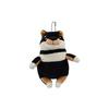Shinada Global Mochi Series Mochi Dog Black Shiba Inu (mini) 7 x 5 x 14cm Plush Dog Animal MOIN-0088B