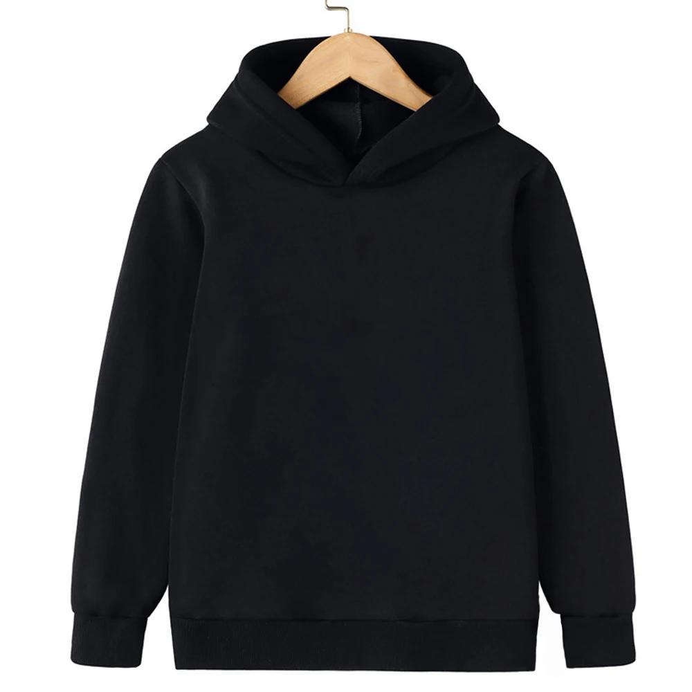 Home furnishing procurement Fashion Kids Boy Hoodies Autumn Girls Casual Hoodies Sweatshirt Kids Solid Color Hoodies Sweatshirt