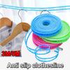 Portable Clothesline Upgraded Thickened Anti-slip Windproof Drying Rope Drying Clothes Hanging Rope Outdoor Camping Accessories