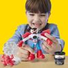 Play-Doh Capitán América, set Moto Cortante con figura flexible, 3 accesorios y masa para modelar, a partir de 4 años, Marvel