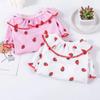 Comoda Pettorina per Cani Primavera Autunno Abbigliamento Cane Gatto Carino Animale Domestico Maglietta Base Fragola Cane/Gatto Medio/Piccolo