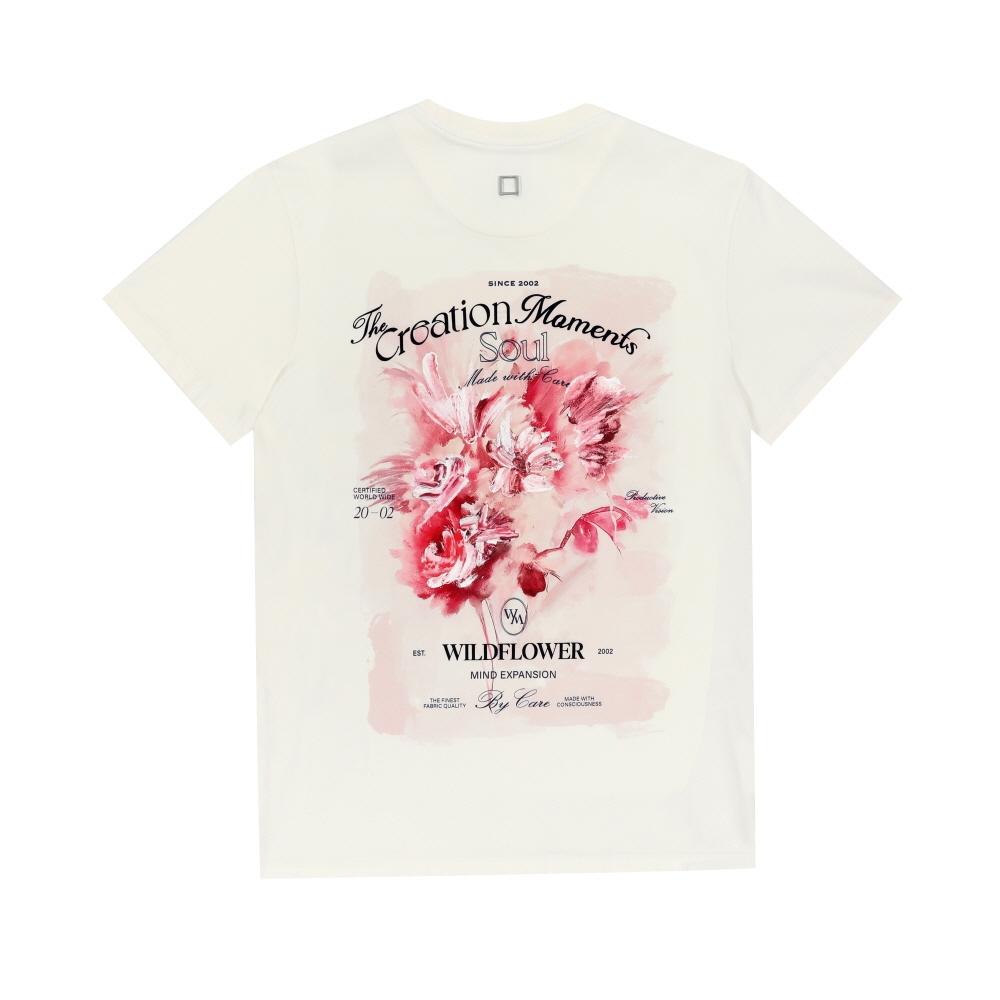 

Woo Young Mi Flower Back Logo Women S T ShirT m251TS06 761i M251TS06 761I (38)