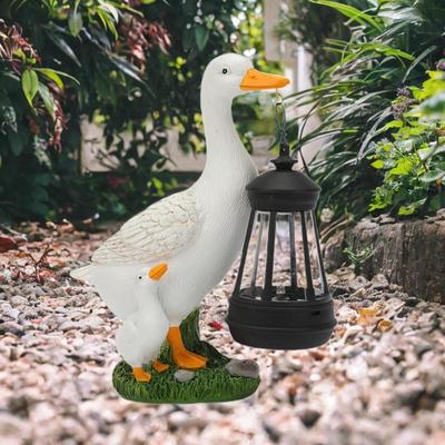 Garden Duck Statue Lawn Ornament Friend Gift Collecting Resin Ducks Figurines Yard Art Sculpture for