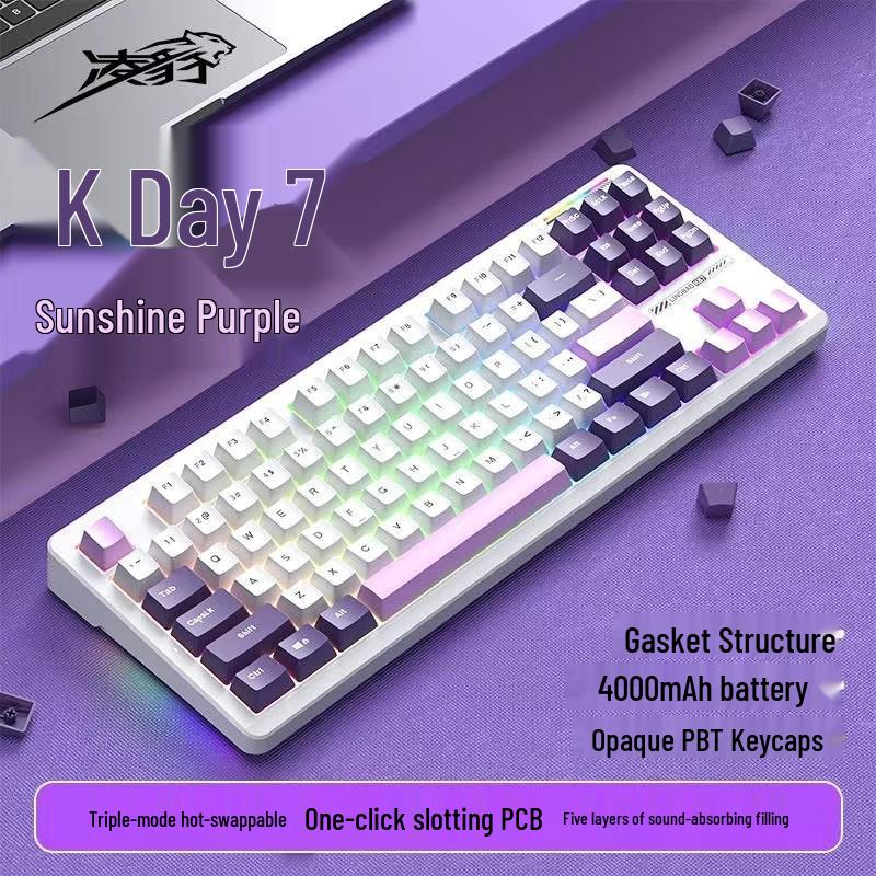 K87 Tri-Mode Customizable Bluetooth Wireless Mechanical Gaming Keyboard
