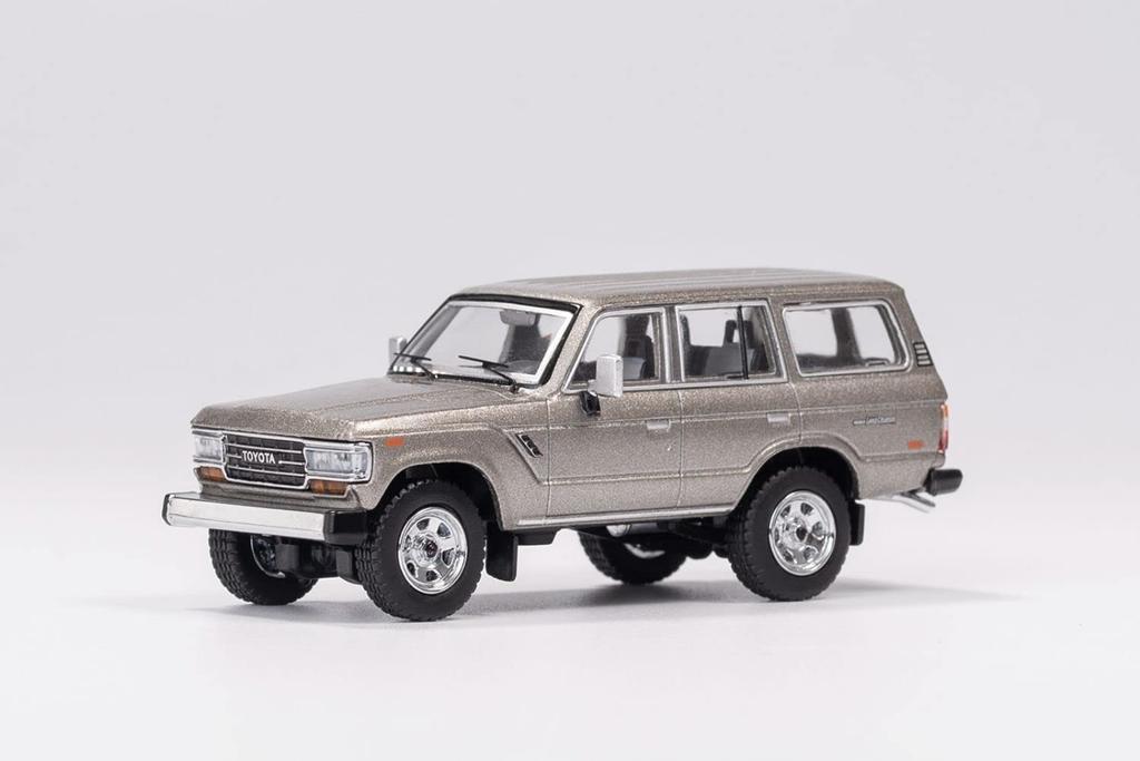 Gaincorp Products Scale Toyota Land Cruiser 60 LHD Gray Finished Model 1/64 - KS-029-90