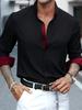 Spring And Autumn Men'S Long Sleeve Shirt