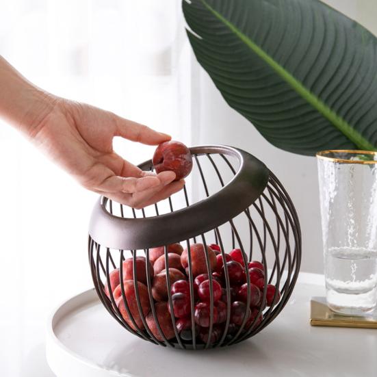 

Держатель для кофейных капсул Коррозионно-стойкий Экономия места Большая емкость Удобная сферическая форма Корзина для хранения эспрессо Бытовые принадлежности