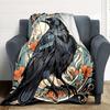 1PC Raven Ornament Blanket, Throw For Sofa, Bed, Travel, Printing Blanket With Soft And Warm Fabric yy250918141