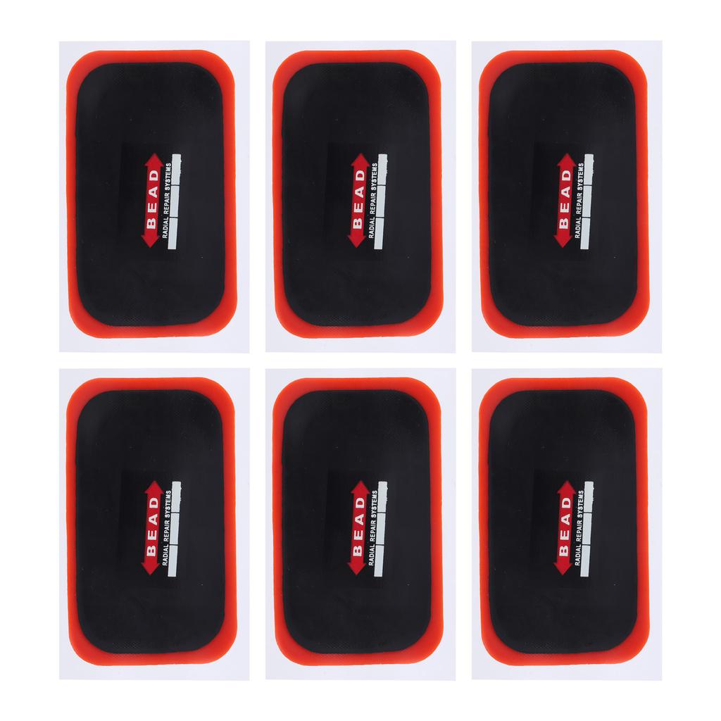 10Pcs Tire Patch Kit Universal for Cycle Puncture Repair Tools Rubber Rectangle 70x120mm