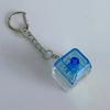 1Keys Color Clear LED Mechanical Keyboard Keychain Toy Stress Relief DIY Button Finger Keyboard Caps Toy Key Switch Shaft Tester