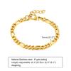 Figaron Chain Bracelet Women, 3mm/5mm/7mm Stainless Steel Wristband, Minimalist Stackable Jewelry