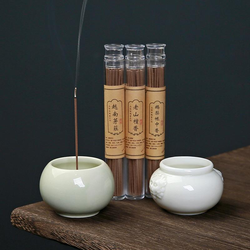 Ceramic Small Incense Burner Incense Burner Line Incense Insert Incense Seat Tea Table Ornament