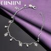 CHSHINE 925 Sterling Silver Clover Charm Bracelet For Women Wedding Party Fashion Chain Jewelry