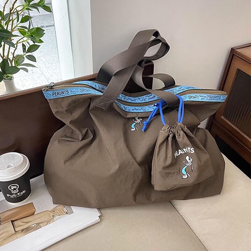Japanese Style Foldable Canvas Travel Tote Bag