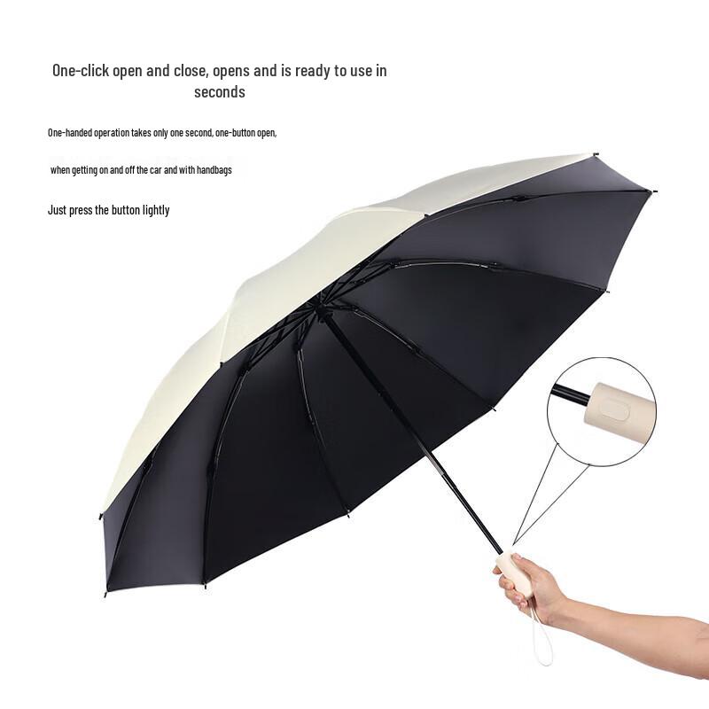 Tiangtang Automatic UV-Protection Three-Fold Umbrella