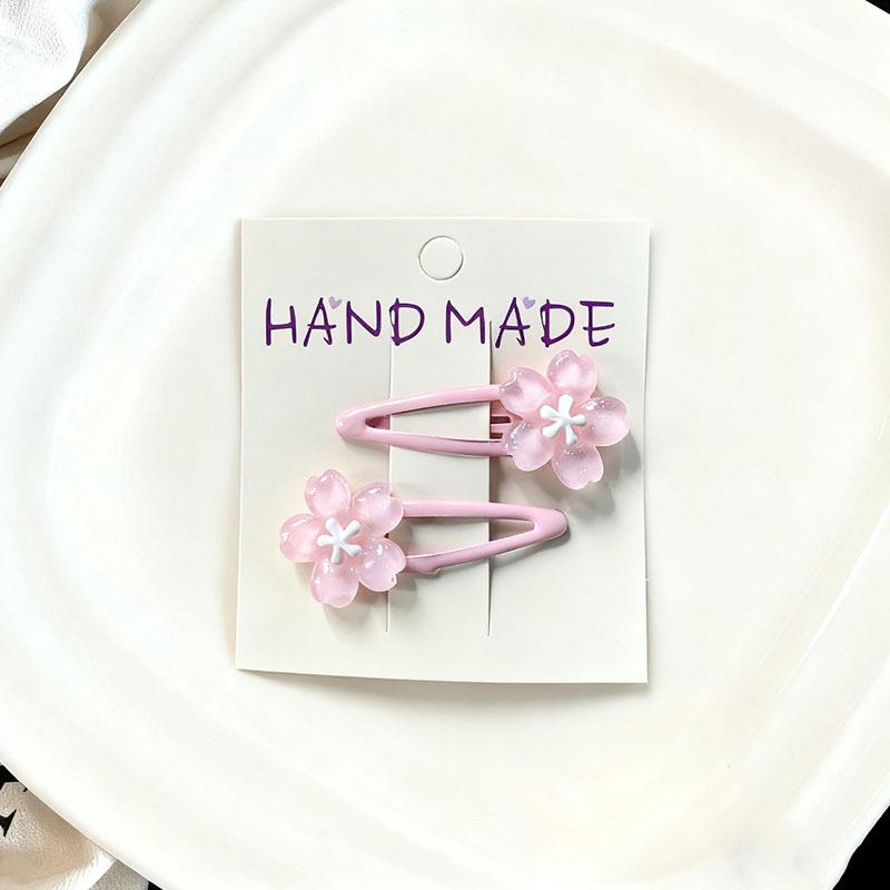 Adorable Cartoon Hair Clip Set: Sweet and Cool Versatile Bangs and Side Clips for Girls