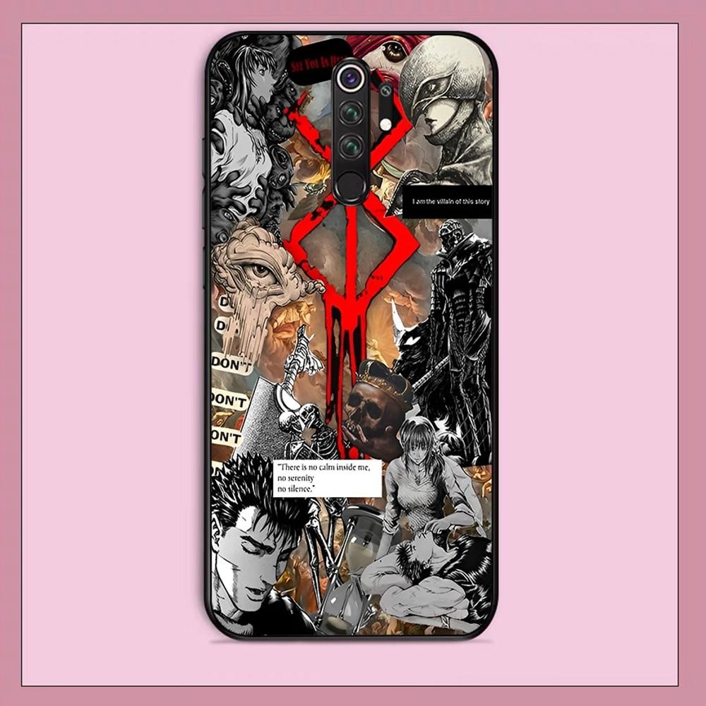 Berserk Phone Case For Redmi Note 4 X 5 A 6 7 8 T 9 9S 10 11 11S 11Epro Poco M3 pro