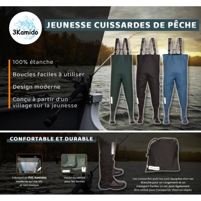 3Kamido Jeunesse Cuissardes De Pêche 40
