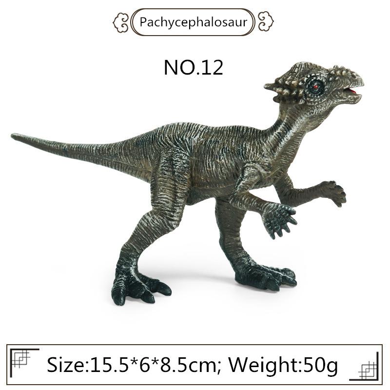 Mini Jurassic Dinosaurs Action Figures Simulate Solid Vintage Tyrannosaurus Rex Triceratops Model Toys For Children Xmas Gifts