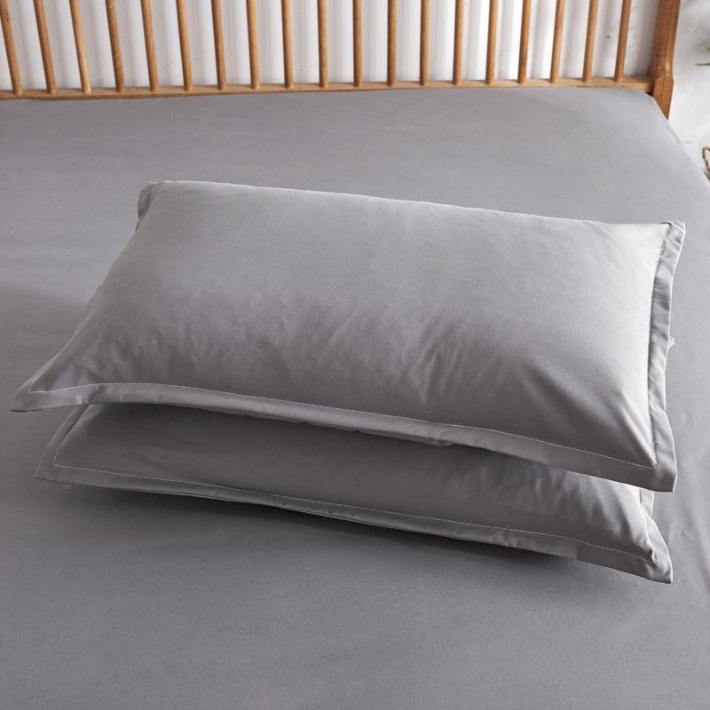 3pcs Cotton Fitted Bed Sheet Set (1 Fitted Sheet + 2 Pillowcases) Breathable Soft Mattress Cover with Pillow Cover Bedding Set