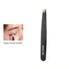 Eyebrow ClipStainless Steel Tweezer Set Ultra-Precise Slant Pointed Flat & Angled Tips for Effortless Eyebrow Shaping Splinter
