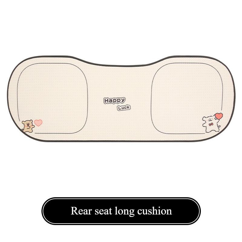 Cute Line Dog Breathable Summer Universal Car Seat Cover Cartoon Puppy Four Seasons Universal Seat Cushion