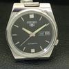 GENUINE VINTAGE SEIKO 5 AUTOMATIC 7009A JAPAN MENS BLACK DIAL WATCH A701594-5 R206b-a701594