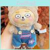 Bold Outdoor Bear Series Plush Keychain Wearing Overalls Embroidered Stars With