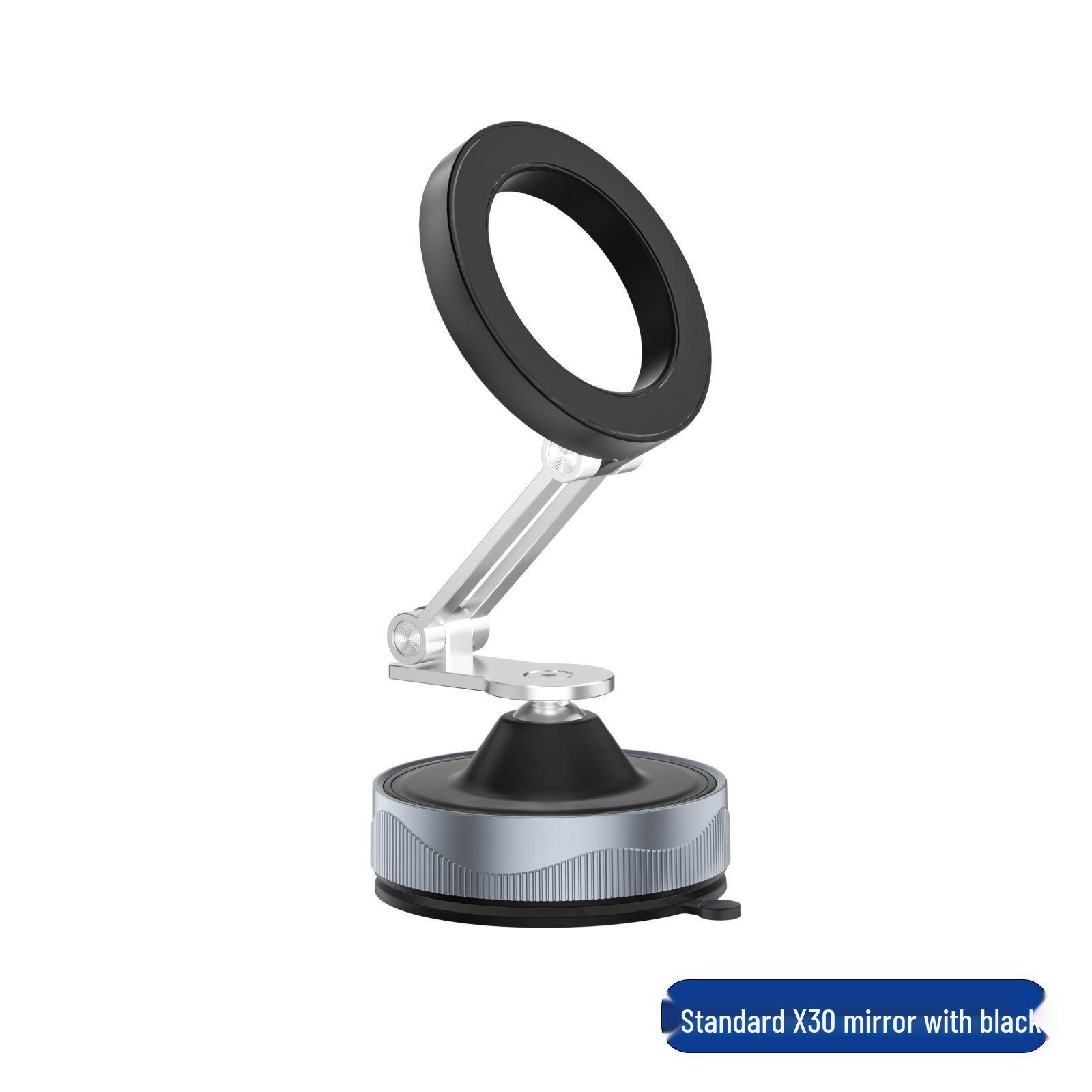 German Alloy Electric Magnetic Car Phone Holder - Foldable Dashboard Mount