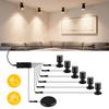 Dotykowy ściemnialny reflektor LED 12V 3W Lampa ścienna/sufitowa do oświetlenia szafki na wino, dzieła sztuki, do przechowywania 1-10 szt. Mini Spot Light