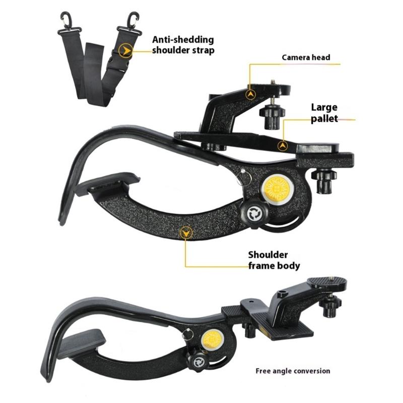 Camera Stabilizer Shoulder Pad Easy Installation 6KG Load Capacity For Video Camcorder Camera DLSR