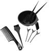 8pcs Professional Hair Dyeing Tool Highlights Comb Hair Clip Dyestuff Mixing Bowl Kit