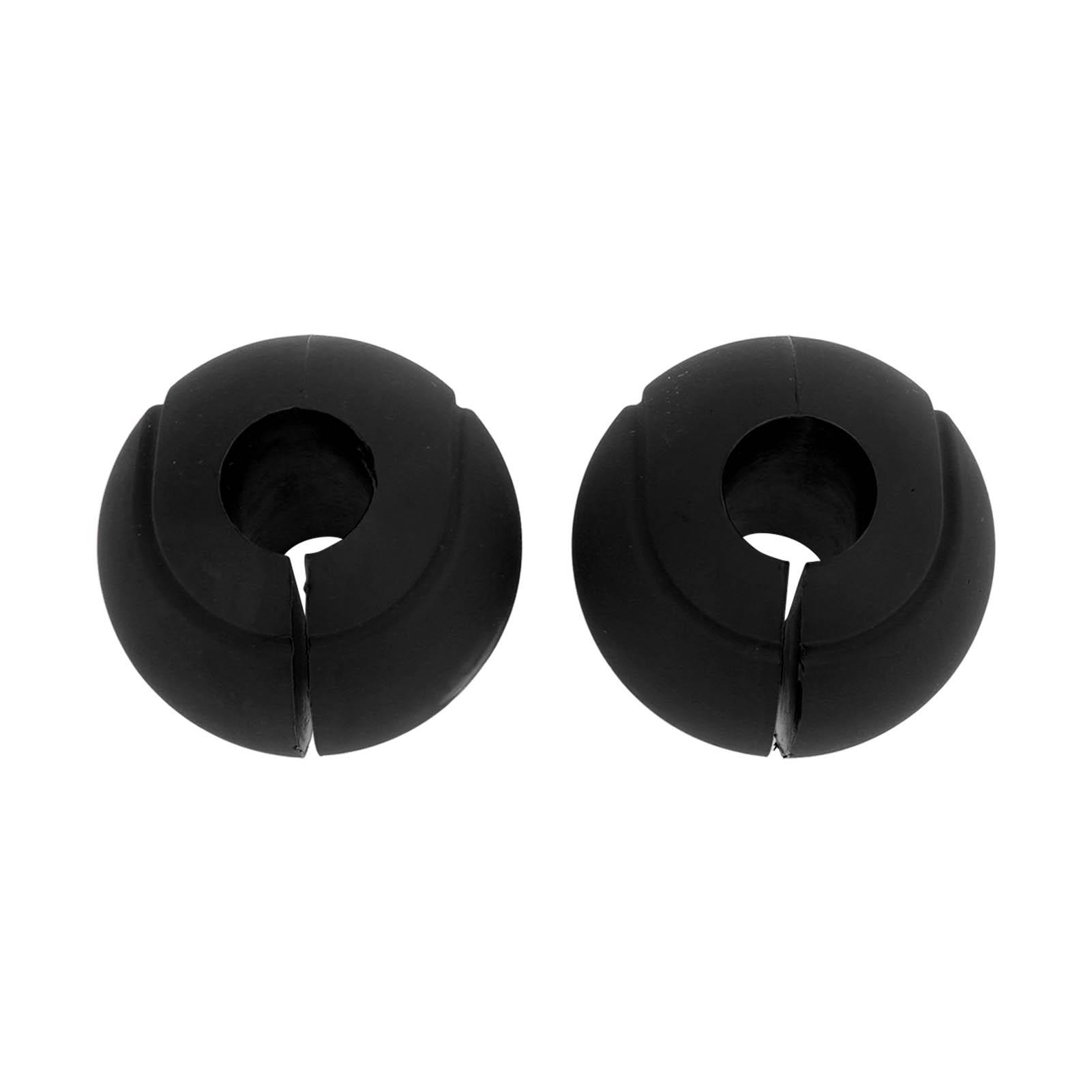 1 Pair of Barbell Dumbbell Curved Bar Grip Round Spherical Silicone Non Slip Thickened Grip for Massive Arm and Muscle Building