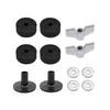 12pcs Jazz Drum Cymbal Felt Pads Parts with Cymbal Sleeves&Wing Nuts&Washers&Cymbal Wool Felt Pads