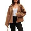 Women's Casual Professional Buttoned Long Sleeve Short Suit Jacket
