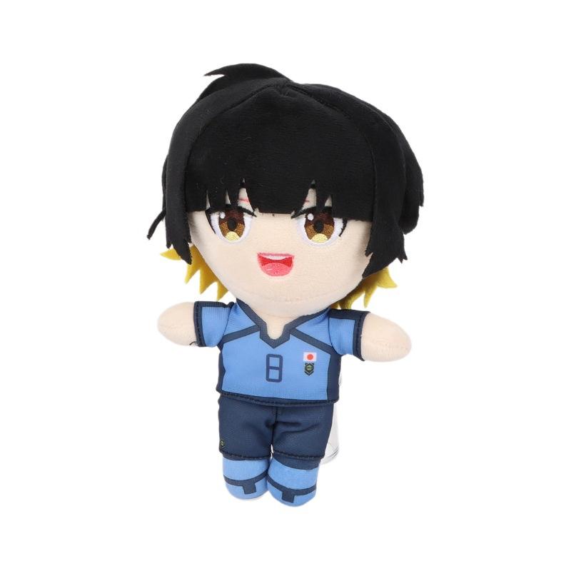 Game Blue Lock Isagi Yoichi Plush Doll Seishiro Nagi Reo Mikage Cute Soft Stuffed Pillow Kids Soft Toys Cute for Birthday