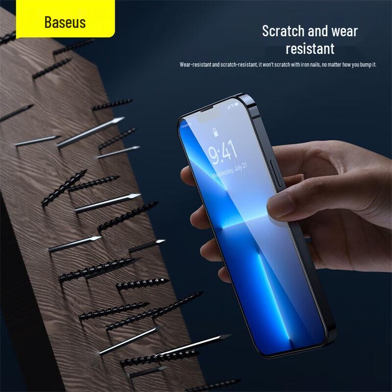 Baseus 2nd Gen AR Enhanced HD Corning Tempered Glass Screen Protector with Dust-Free Applicator
