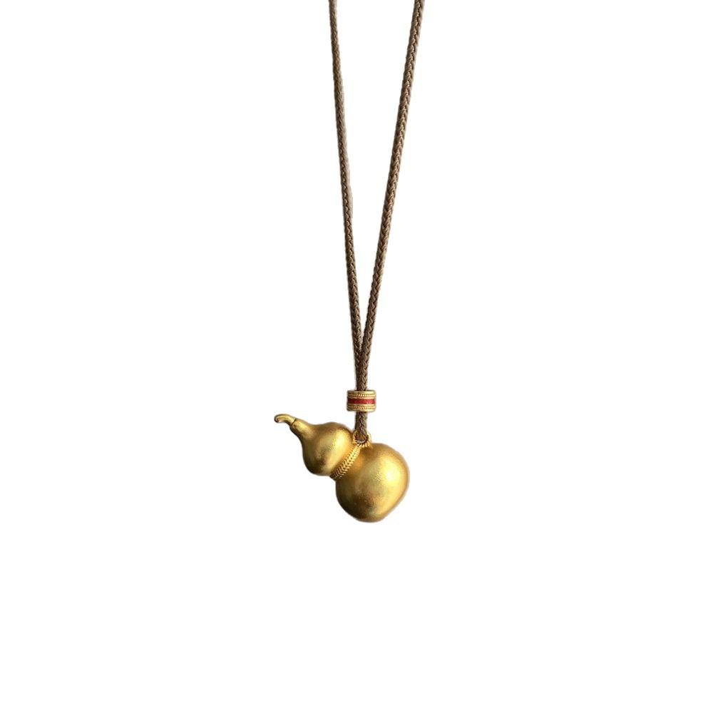 Female Niche New Chinese Style Gourd Pendant Necklace