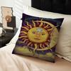Sun Celestial Moon Bohemian Cushion Cover Pillowcase Upholstery Sofa Throw Pillow Home Decor Pillowcas