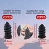 40-Pack Tire Repair Nails Plugs 2 Sizes with Screwdriver for Car | 40-pack 2 sizes rubber plugs, includes screwdriver, fast self-service repair, fits