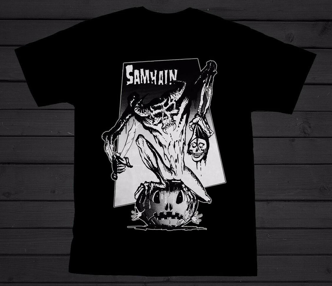 SAMHAIN - American Rock Band Heavy Cotton Black All Size T Shirt For Men MM32 S разноцветный