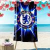 Chelsea FC Logo Aufdruck Strandtuch, Großes Weiches Schnelltrocknendes Handtuch für Strand Camping Schwimmen