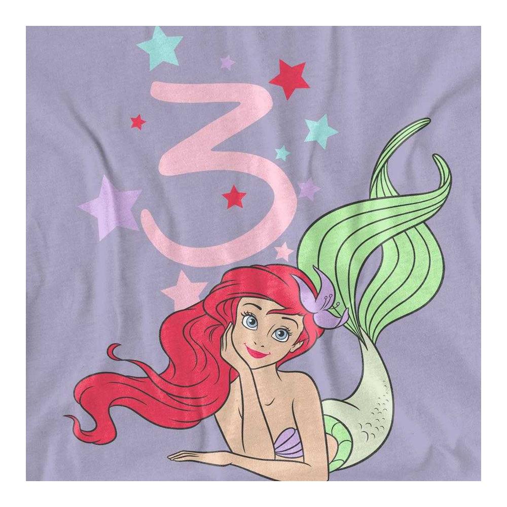 The Little Mermaid Womens/Ladies Ariel 3rd Birthday T-Shirt