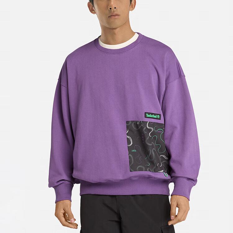 Timberland Sweat-shirt molletonné à col rond Picasso Lily Homme A6C4CESX