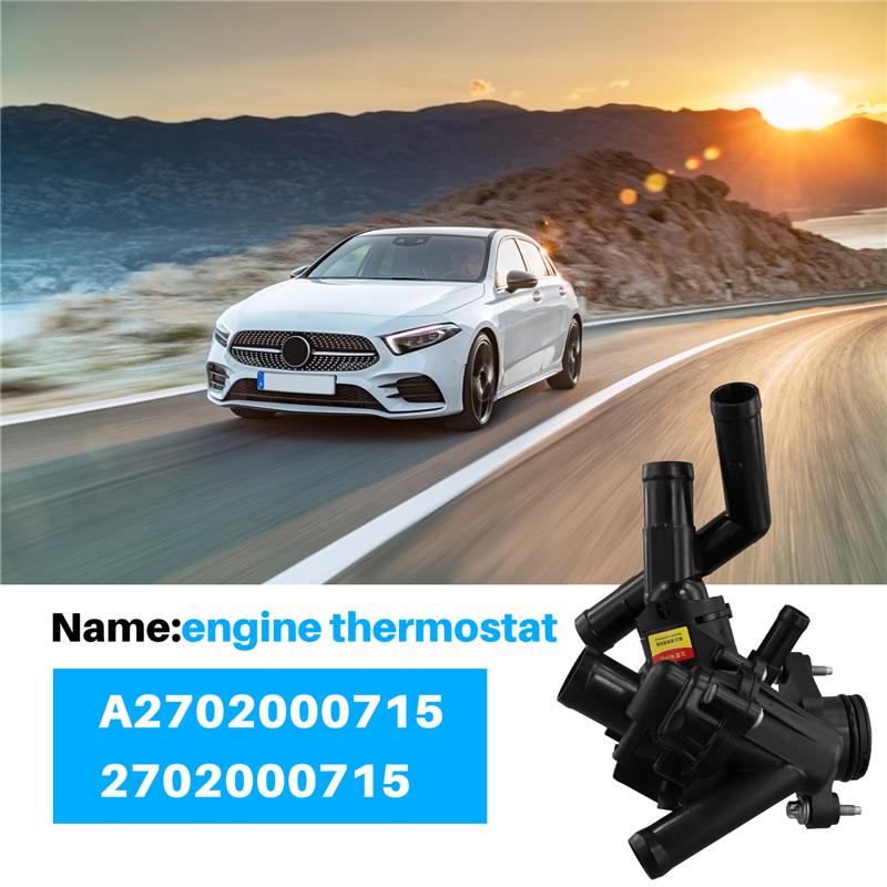 ABLZ-Coolant Thermostat 2702000715 For Mercedes Benz Engine Cooling System Component;
